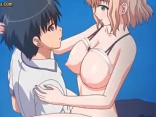 Anime csaj szerető kövér pöcs -val neki száj