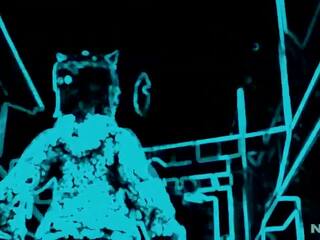 Futanari feline de blauw, gratis 60 fps hd volwassen video- f8