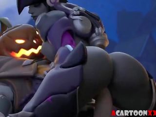 First-rate Overwatch Hero Babes get to Ride Big Dicks: HD sex c1
