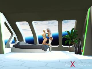 3D Sci-fi Android Dickgirl Fucks provocative Ms in Space. | xHamster