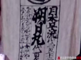 Yakuza medlemmer knulling vakker babes i orgie, voksen video 25