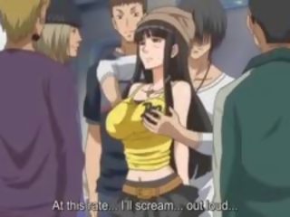 Big Titted Anime sex Slave Gets Nipples Pinched In Public