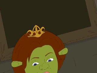Shrek 力強いビートの ととも​​に 彼の green putz
