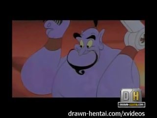 Aladdin vuxen klämma - strand xxx filma med jasmine