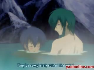 Couple Of Hentai striplings Getting tremendous Bath In A Pool