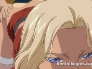 Heavenly hentai blondýna pribil v the zadok