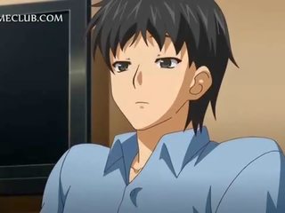 Anime trekant med delikat tenåring skitten video dukker knulling