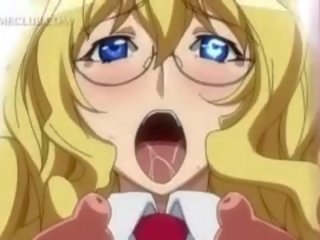 Gjoksmadhe anime bjonde marrje e shëndoshë bosht në i ngushtë bythë vrimë