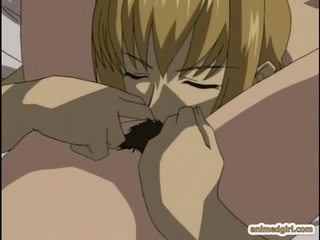 Anime lady gets licked her saçly amjagaz
