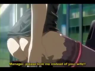 Glorious slått på anime dame knullet av den anus