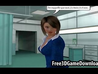 Cute 3d cartoon girls in outfits and tight clothes