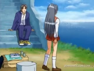 Innocent Hentai School deity Seducing Her Coed