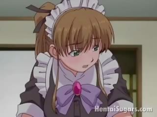 Sweety Hentai Maid Getting Undressed And Hairy Pussy