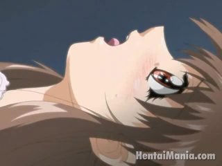 Příjemný anime liška získávání růžový plešatý píča olízl podle ji mladý člověk