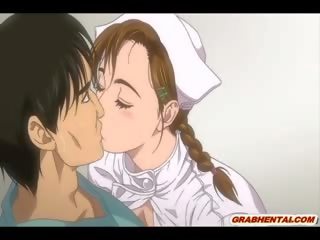 Hot hentai perawat ngisep patient manhood and groovy poking in th