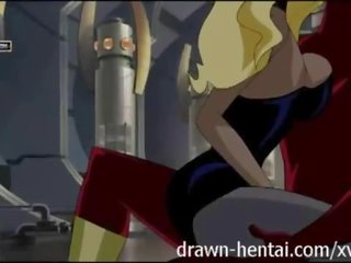 Justice league hentai - canary zajebal v a bliskavico