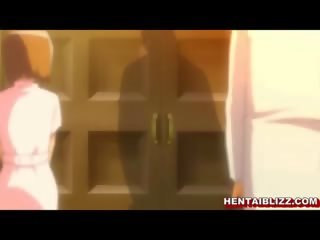 Mamalhuda japonesa hentai fica lambeu wetpussy e glorioso cutucou