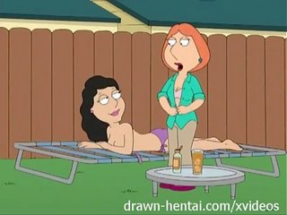 Družina chap hentai - dvorišče lezbijke