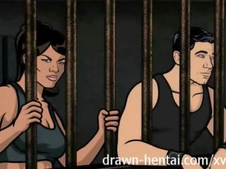 Archer hentai - tù bẩn kẹp với lana