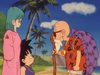 Bulma meets the doc Roshi and vids her pussy